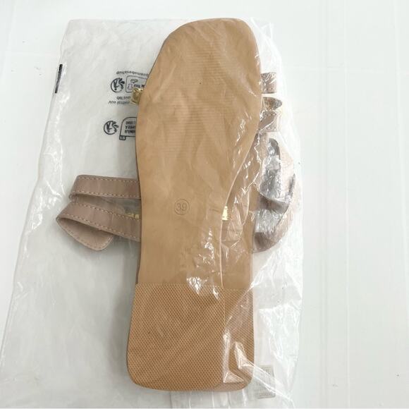 New SHEIN Two Tone Cut Out Design Slide Sandals Women’s SIZE 7.5 (CN39) - Picture 4 of 4